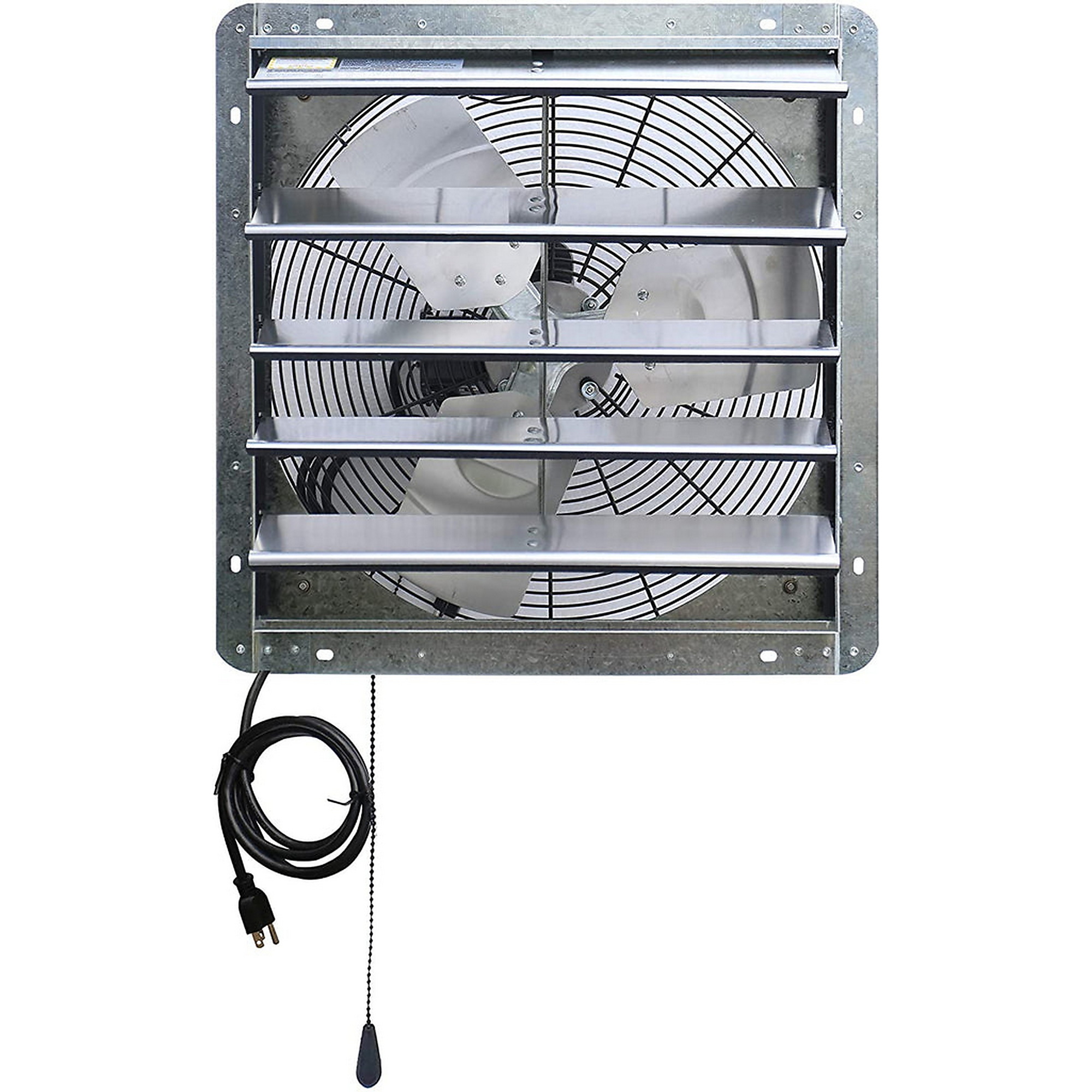 Dr. Infrared Heater iLiving Shutter Exhaust Fan — 18in., 3 Speeds, Built-In Thermostat, 6ft. Cord, Aluminum Blades, Model# ILG8SF18